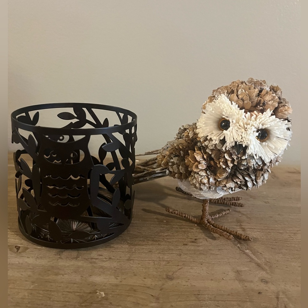 Owl candle‎ votive